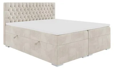 Produktbild von Chesterfield Doppelbett Schlafzimmer Luxus Bett Modern Möbel Boxspringbett