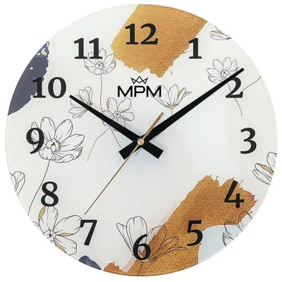 Immagine prodotto di Orologio da parete in vetro Fiores E09.4377