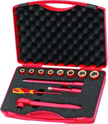 Produktbild von GEDORE VDE 1001 VDE-Werkzeugsatz 12-teilig im Koffer, 6602560