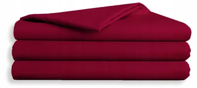 Produktbild von KONEY Baumwollbettlaken ohne Gummizug 160x200 bordeauxrot