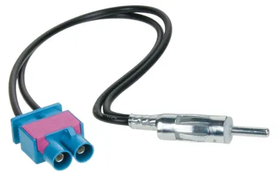 Image de Adaptateur antenne DIN double FAKRA (m) > DIN (m)