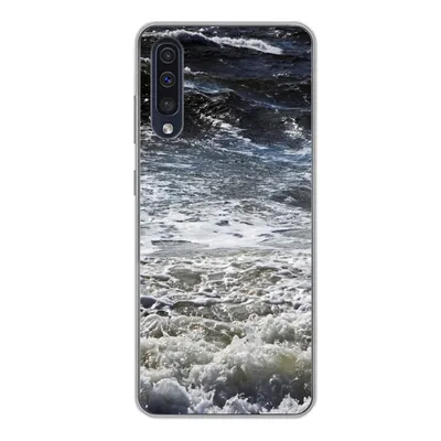 Produktbild von MuchoWow® Handyhülle Schutzhülle Hülle für Samsung Galaxy A50 Nordsee - Wasser - Wellen Silikon Softcase Handy Hülle - Mobiltelefonhülle