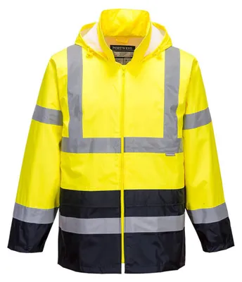 Immagine prodotto di Portwest H443 Giacca antipioggia classica a contrasto giallo/marino taglia M