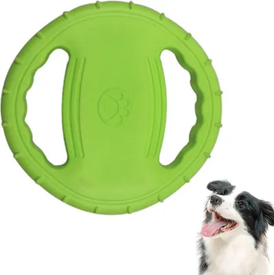Produktbild von Frisbee und wurfscheiben，Mittlere und große Hunde Interaktives Spielzeug，Schwimmen, im Freien klingendes Hundespielzeug,Hundefrisbee