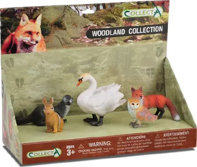Zdjęcie produktu dla Zestaw 5 ręcznie malowanych figurek Zwierząt Leśnych LPP Collecta