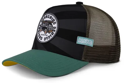 Zdjęcie produktu dla Czapka z daszkiem typu trucker, czarna, z regulowanym obwodem
