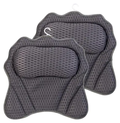 Produktbild von Nackenkissen für die Badewanne: 2er-Set ergonomische Badewannenkissen