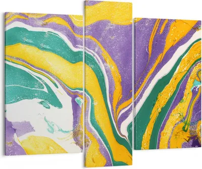 Produktbild von Bild auf Leinwand - Leinwandbild - Abstraktion modern - 95x80cm - Wand Bild - Wanddeko - Wandbilder - Leinwanddruck - Bilder - Kunstdruck - Wanddekoration - Leinwand bilder - Wandkunst - CB95x80-3961