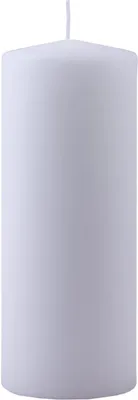 Produktbild von Diana Candles Stumpenkerze weiß Höhe 20 cm, Ø 6,8 cm
