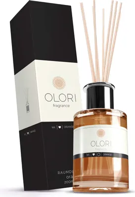 Produktbild von OLORI Raumduft Diffuser mit Stäbchen 200ml (Orange)