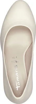 Produktbild von Tamaris Damen Pumps runde Form Blockabsatz elegant Touchit Fußbett 1-22419-41, Größe:41 EU, Farbe:Weiß