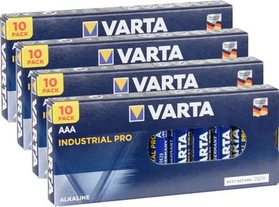 Produktbild von VARTA 40 Stück Mikro Batterien AAA Mikro industrial Pro IND10