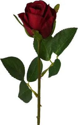 Produktbild von artplants.de Künstliche Rose EMBERY, rot, 45cm - Kunstblume Rose