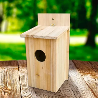 Produktbild von Holz Nistkasten Vogelnest Brutkasten Nisthilfe Meisenkasten Vogelhaus