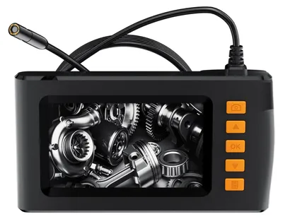 Image de Caméra endoscopique avec éclairage à 6 LED, résolution 1920 x 1080p, endoscope de 5,5 mm, indice de protection IP67, caméra d'inspection étanche pour l'entretien des canalisations et la réparation automobile