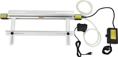 Produktbild von Kunststoff-/PVC-/Acryl-Biegemaschine - Heißbiegemaschine für Platten - Arbeitslänge 60 cm - Leistung 1000 W - Spannung 220 V - Mit Ständer - Hellbraun