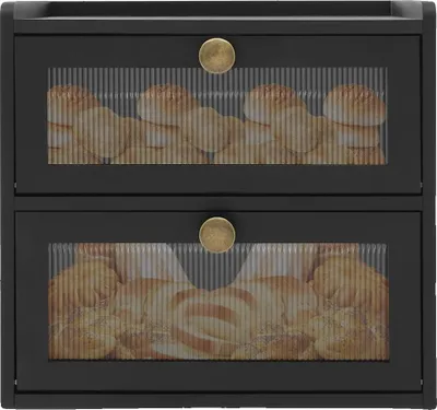 Obrázok produktu pre Box na chlieb, borovicové drevo, rozmery: 36,5 cm x 24 cm x 34 cm, nosnosť: 15-20 kg, hrúbka: 12 mm, montáž potrebná: áno