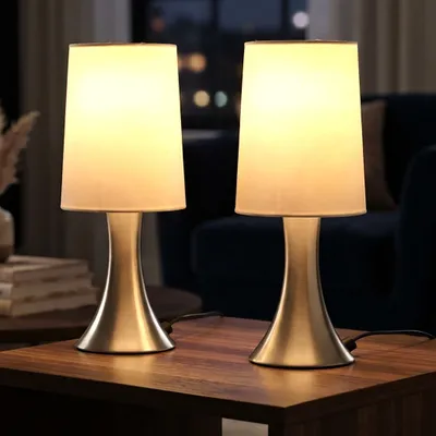 Image de *** Lot de 2 *** Lampe tactile en acier inoxydable *** Lot de 2 ***