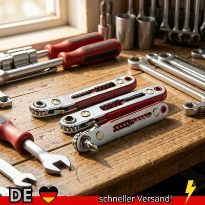 Produktbild von Ratsche Schraubendreher Set Bidirektional Multifunktion