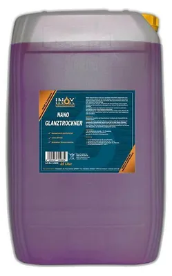 Produktbild von INOX® Glanztrockner Konzentrat, 25 Liter - Hochglanztrockner mit Lotus-Effekt