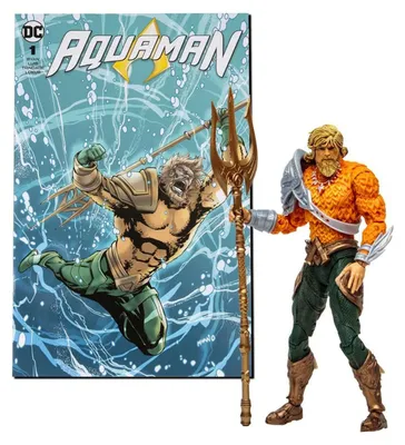 Zdjęcie produktu dla DC Direct Dziurkacz do stron Actionfigur & Comic Aquaman (Aquaman) 18 cm
