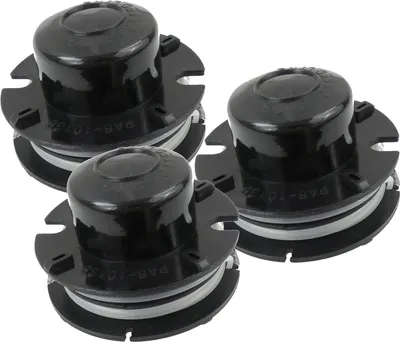 Produktbild von Matrix 3x Ersatzteil Fadenspule komplett für Rasentrimmer BMS 900-4-2 5m 2,4mm