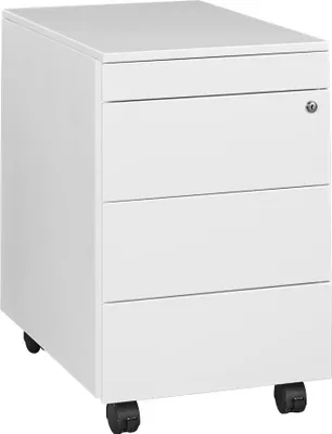 Produktbild von Gürkan Rollcontainer weiß 4 Auszüge 42,0 x 60,0 x 62,0 cm