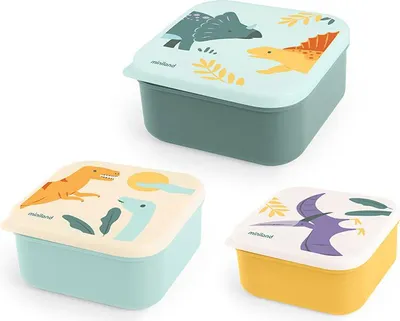 Zdjęcie produktu dla Zestaw 3 Pudełek Na Lunch - Jurassic