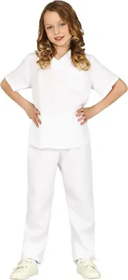 Produktbild von Guirca Kinderkrankenschwester Kostüm Weiß 3-4 Years Weiß 3-4 Years