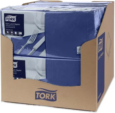 Produktbild von Tork 477412, Blau, Einfarbig, 325 mm, 328 mm, 16,3 cm, 16,4 cm