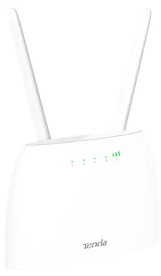 Productafbeelding van Tenda N300, Wi-Fi 4 (802.11n), Enkelbandsrouter (2,4 GHz), Ethernet-netwerkverbinding, 3G, Wit, Router voor op het bureau