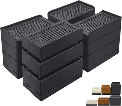 Produktbild von Möbelheber Set 12 Stück 10,2 cm - Verstellbar, bis 0,6 kg