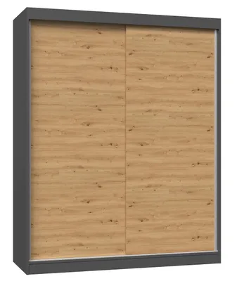Zdjęcie produktu dla Szafa Iga 160/B ANTRACYT ARTISAN
