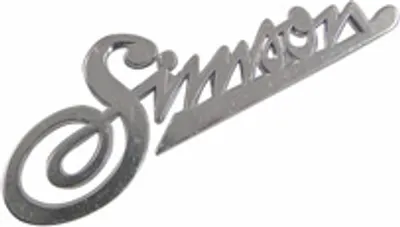 Produktbild von Firmenschild am Frontschild KR50 - Schriftzug Aluminium, silber