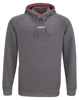 Produktbild von CCM TEAM PULLOVER HOODIE SR, Größe:S, Farbe:grau