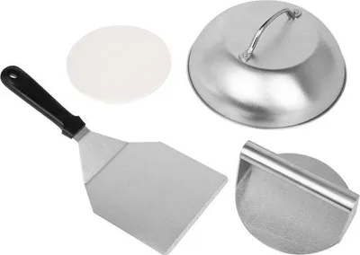 Produktbild von Famanu Smash Burgerset 4-teilig - Inklusive Hamburgerpresse