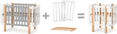 Obrázok produktu pre Veres Súprava na prestavbu postieľky Veres Monaco mini (80x60 cm)