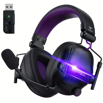 Immagine prodotto di Come Sun - Cuffie da gioco wireless WG2 con microfono per PS5, PS4, PC, Switch Cuffie da gioco