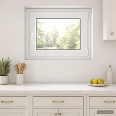 Productafbeelding van Binnenkant van dakraam, kleur wit, merk RISOR, afmetingen 70 x 60 cm