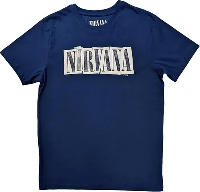 Immagine prodotto di Nirvana - T-shirt uomo/donna unisex RO5909 (S) (blu denim)