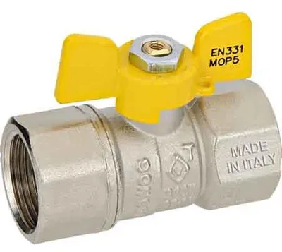 Immagine prodotto di Valvola A Sfera Per Gas F.f. A Farfalla 3/4"