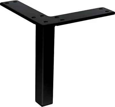 Produktbild von Möbelbein FS013 126 mm matt schwarz