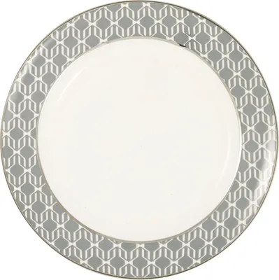 Produktbild von Greengate Rani Frühstücksteller dark grey 20,5 cm