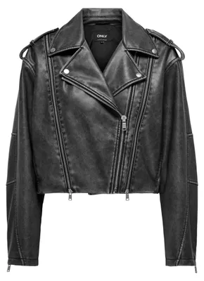 Produktbild von ONLY ONLCASEY Faux Leather Washed Biker OTW