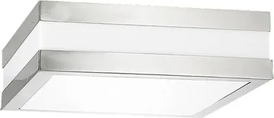 Produktbild von Rabalux 8227 Außendeckenleuchte Stuttgart, E27, silber-weiß, 28,5x28,5cm