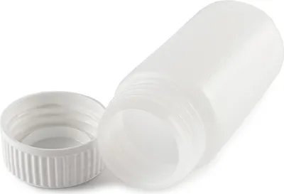Produktbild von Kunststoff-Laborflasche mit Hartverschluss HDPE 20 ml für Proben