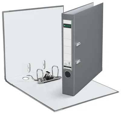 Productafbeelding van Leitz, plastic ringband, 180°, 55 mm, 320 mm, 440 g, grijs