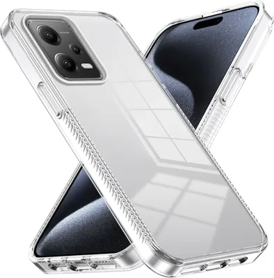 Produktbild von Hülle für Xiaomi Redmi Note 12 5G Rutschfest Kristallklare Stoßfeste TPU Bumper Handyhülle Transparent