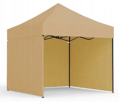 Produktbild von Ekspand | Partyzelt 3x3m - Grau - Faltbar - Ideal für Gartenpartys - Wetterfest und Stabil
