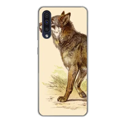 Produktbild von MuchoWow® Handyhülle Schutzhülle Hülle für Samsung Galaxy A50 Wolf - Raubtier - Pflanzen Silikon Softcase Handy Hülle - Mobiltelefonhülle